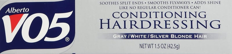 VO5 Alberto Conditioning Hairdressing for Gray, White, and Silver Hair - 1.5 oz (Pack of 2) - Image 3